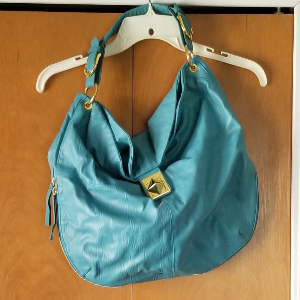 “Mark” Teal Slouchy Handbag